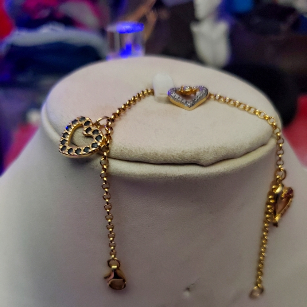 Women's gold and semi precious gemstone bracelet.